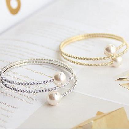 The New Drill Pearl Bracelet