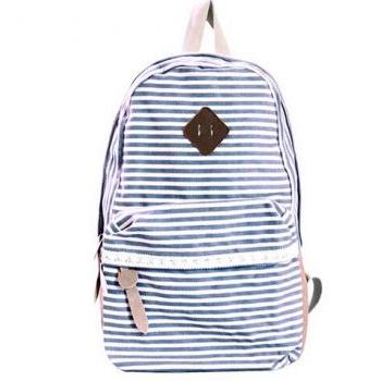 stripe backpack
