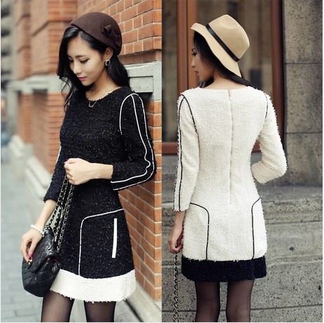 black with white stitching pants