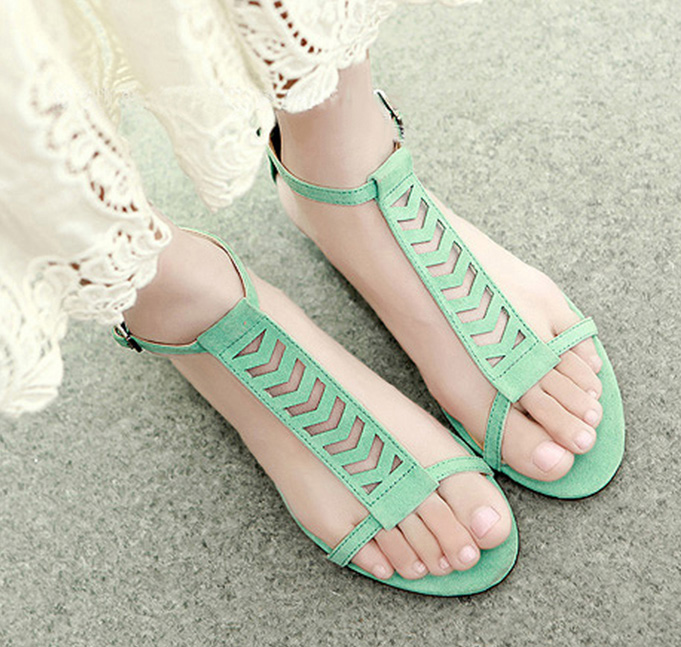 Gladiator Style Flat Sandals, Summer Sandals on Luulla